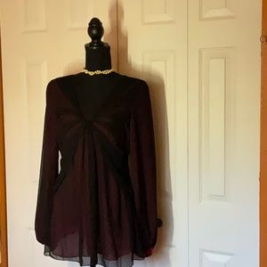 Max Studio NWT Chiffon Blouse, Size M.